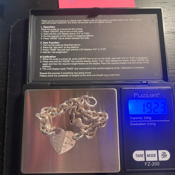 Tiffany & Co. Silver Heart Chain Bracelet - Picture 7 of 7